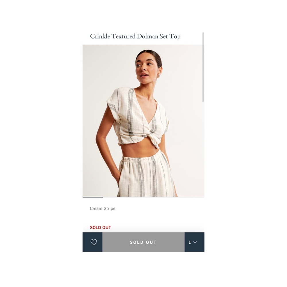Abercrombie & Fitch Crinkle Textured Dolman Top